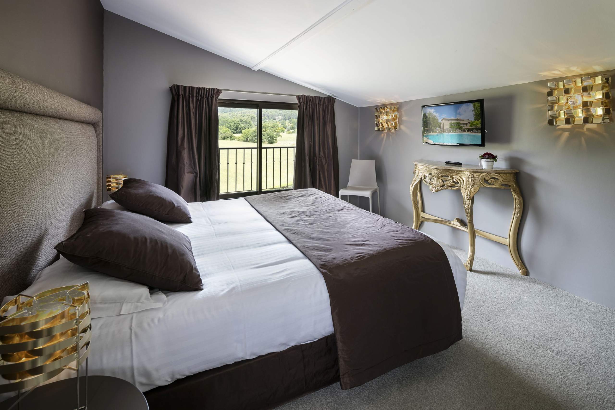 Chambre du Mas de Guilles, Hôtel de Charme à Lourmarin dans le Luberon